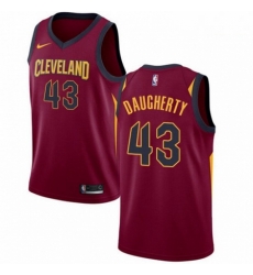 Mens Nike Cleveland Cavaliers 43 Brad Daugherty Swingman Maroon Road NBA Jersey Icon Edition