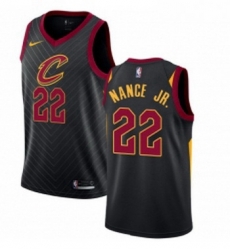 Womens Nike Cleveland Cavaliers 22 Larry Nance Jr Swingman Black NBA Jersey Statement Edition 