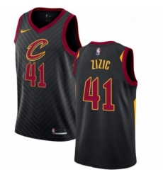 Youth Nike Cleveland Cavaliers 41 Ante Zizic Swingman Black NBA Jersey Statement Edition 