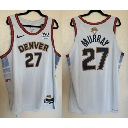 Men Jamal Murray City Edition #27 Jersey NBA Finals Patch Denver Nuggets