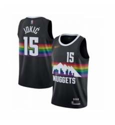 Nuggets 15 Nikola Jokic Black 2019 20 City Edition Nike Swingman Jerseys