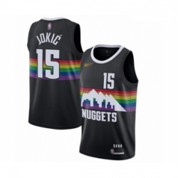 Nuggets 15 Nikola Jokic Black 2019 20 City Edition Nike Swingman Jerseys