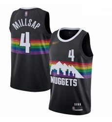 Nuggets 4 Paul Millsap Black Basketball Swingman City Edition 2019 20 Jersey