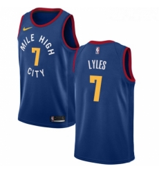 Youth Nike Denver Nuggets 7 Trey Lyles Swingman Light Blue Alternate NBA Jersey Statement Edition 