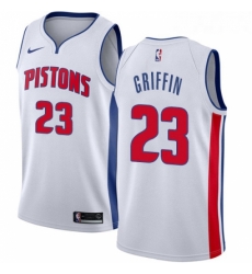 Youth Nike Detroit Pistons 23 Blake Griffin Swingman White NBA Jersey Association Edition 