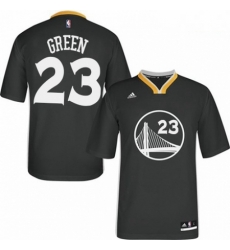 Mens Adidas Golden State Warriors 23 Draymond Green Authentic Black Alternate NBA Jersey