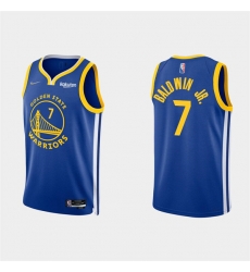 Men's Golden State Warriors #7 Patrick Baldwin Jr. 2022 Royal Stitched Basketball Jersey1