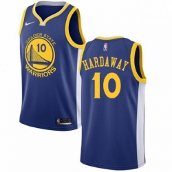 Mens Nike Golden State Warriors 10 Tim Hardaway Swingman Royal Blue Road NBA Jersey Icon Edition