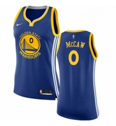 Womens Nike Golden State Warriors 0 Patrick McCaw Swingman Royal Blue Road NBA Jersey Icon Edition 