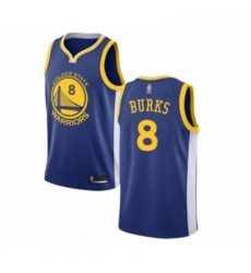 Youth Golden State Warriors 8 Alec Burks Swingman Royal Blue Basketball Jersey Icon Edition 