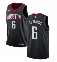 Womens Nike Houston Rockets 6 Vincent Edwards Swingman Black NBA Jersey Statement Edition 