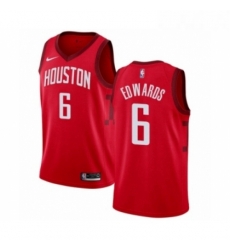 Youth Nike Houston Rockets 6 Vincent Edwards Red Swingman Jersey Earned Edition 