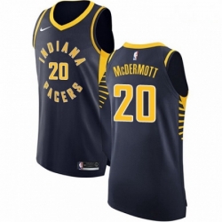 Mens Nike Indiana Pacers 20 Doug McDermott Authentic Navy Blue NBA Jersey Icon Edition 