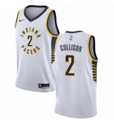 Womens Nike Indiana Pacers 2 Darren Collison Swingman White NBA Jersey Association Edition 