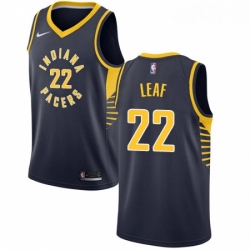 Womens Nike Indiana Pacers 22 T J Leaf Authentic Navy Blue Road NBA Jersey Icon Edition  Womens Nike Indiana Pacers 22 T J Leaf Authentic Navy Blue Road NBA Jersey Icon Edition