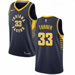 Youth Nike Indiana Pacers 33 Myles Turner Swingman Navy Blue Road NBA Jersey Icon Edition