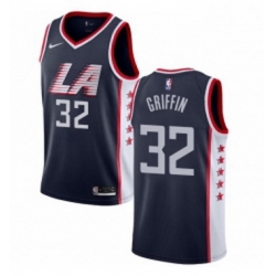 Youth Nike Los Angeles Clippers 32 Blake Griffin Swingman Navy Blue NBA Jersey City Edition