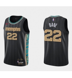 Men Memphis Grizzlies 22 Desmond Bane Swingman Hardwood Classics Black Stitched Jersey