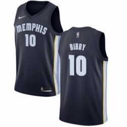 Mens Nike Memphis Grizzlies 10 Mike Bibby Swingman Navy Blue Road NBA Jersey Icon Edition  Mens Nike Memphis Grizzlies 10 Mike Bibby Swingman Navy Blue Road NBA Jersey Icon Edition