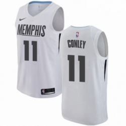 Mens Nike Memphis Grizzlies 11 Mike Conley Authentic White NBA Jersey City Edition Mens Nike Memphis Grizzlies 11 Mike Conley Authentic White NBA Jersey City Edition