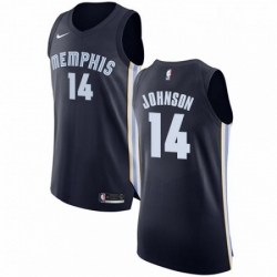 Mens Nike Memphis Grizzlies 14 Brice Johnson Authentic Navy Blue Road NBA Jersey Icon Edition  Mens Nike Memphis Grizzlies 14 Brice Johnson Authentic Navy Blue Road NBA Jersey Icon Edition