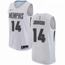 Mens Nike Memphis Grizzlies 14 Brice Johnson Swingman White NBA Jersey City Edition  Mens Nike Memphis Grizzlies 14 Brice Johnson Swingman White NBA Jersey City Edition