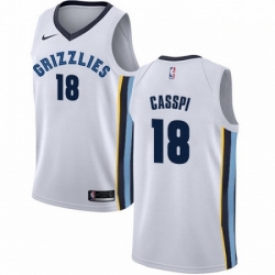 Mens Nike Memphis Grizzlies 18 Omri Casspi Swingman White NBA Jersey Association Edition  Mens Nike Memphis Grizzlies 18 Omri Casspi Swingman White NBA Jersey Association Edition