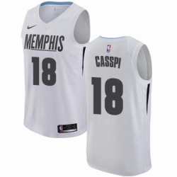Mens Nike Memphis Grizzlies 18 Omri Casspi Swingman White NBA Jersey City Edition  Mens Nike Memphis Grizzlies 18 Omri Casspi Swingman White NBA Jersey City Edition