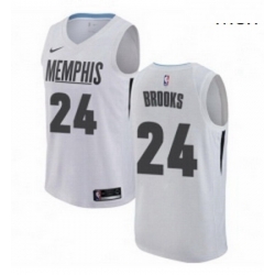 Mens Nike Memphis Grizzlies 24 Dillon Brooks Authentic White NBA Jersey City Edition  Mens Nike Memphis Grizzlies 24 Dillon Brooks Authentic White NBA Jersey City Edition