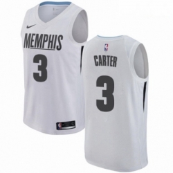 Mens Nike Memphis Grizzlies 3 Jevon Carter Swingman White NBA Jersey City Edition  Mens Nike Memphis Grizzlies 3 Jevon Carter Swingman White NBA Jersey City Edition
