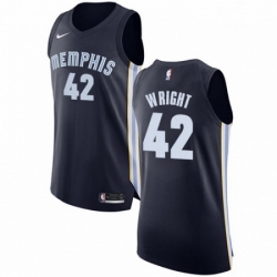 Mens Nike Memphis Grizzlies 42 Lorenzen Wright Authentic Navy Blue Road NBA Jersey Icon Edition Mens Nike Memphis Grizzlies 42 Lorenzen Wright Authentic Navy Blue Road NBA Jersey Icon Edition