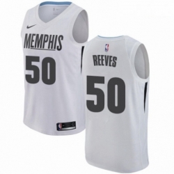 Mens Nike Memphis Grizzlies 50 Bryant Reeves Swingman White NBA Jersey City Edition Mens Nike Memphis Grizzlies 50 Bryant Reeves Swingman White NBA Jersey City Edition