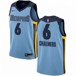 Mens Nike Memphis Grizzlies 6 Mario Chalmers Authentic Light Blue NBA Jersey Statement Edition  Mens Nike Memphis Grizzlies 6 Mario Chalmers Authentic Light Blue NBA Jersey Statement Edition