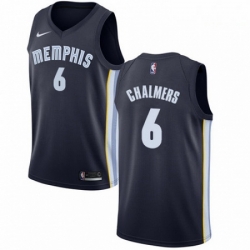 Mens Nike Memphis Grizzlies 6 Mario Chalmers Swingman Navy Blue Road NBA Jersey Icon Edition  Mens Nike Memphis Grizzlies 6 Mario Chalmers Swingman Navy Blue Road NBA Jersey Icon Edition