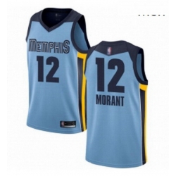 Nike Memphis Grizzlies 12 Ja Morant Light Blue Basketball Swingman Statement Edition Jersey  Nike Memphis Grizzlies 12 Ja Morant Light Blue Basketball Swingman Statement Edition Jersey