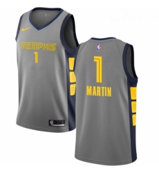 Womens Nike Memphis Grizzlies 1 Jarell Martin Swingman Gray NBA Jersey City Edition 