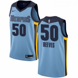 Womens Nike Memphis Grizzlies 50 Bryant Reeves Swingman Light Blue NBA Jersey Statement Edition