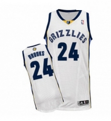 Youth Adidas Memphis Grizzlies 24 Dillon Brooks Authentic White Home NBA Jersey 