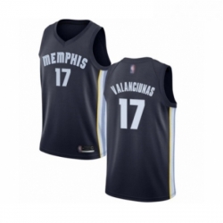 Youth Memphis Grizzlies 17 Jonas Valanciunas Swingman Navy Blue Basketball Jersey Icon Edition 