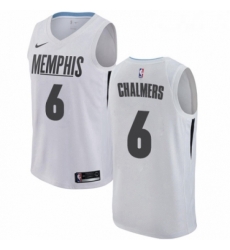 Youth Nike Memphis Grizzlies 6 Mario Chalmers Swingman White NBA Jersey City Edition 