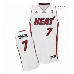 Mens Adidas Miami Heat 7 Goran Dragic Swingman White Home NBA Jersey