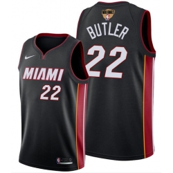 Men's Miami Heat #22 Jimmy Butler Black 2020 Finals Bound Association Edition Stitched NBA Jersey