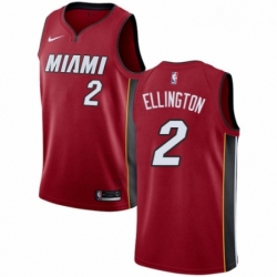 Mens Nike Miami Heat 2 Wayne Ellington Swingman Red NBA Jersey Statement Edition