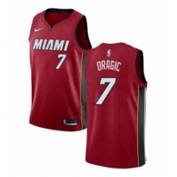 Womens Nike Miami Heat 7 Goran Dragic Swingman Red NBA Jersey Statement Edition