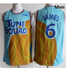 Men Tune Squad Lebron James 6 Space Jam Basketball Jersey