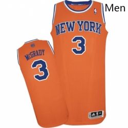 Mens Adidas New York Knicks 3 Tracy McGrady Authentic Orange Alternate NBA Jersey Mens Adidas New York Knicks 3 Tracy McGrady Authentic Orange Alternate NBA Jersey