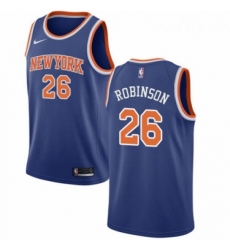 Mens Nike New York Knicks 26 Mitchell Robinson Swingman Royal Blue NBA Jersey Icon Edition 