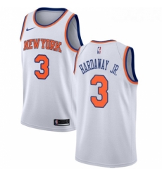 Womens Nike New York Knicks 3 Tim Hardaway Jr Swingman White NBA Jersey Association Edition 