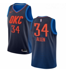 Youth Nike Oklahoma City Thunder 34 Ray Allen Swingman Navy Blue NBA Jersey Statement Edition