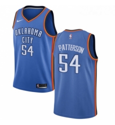 Youth Nike Oklahoma City Thunder 54 Patrick Patterson Swingman Royal Blue Road NBA Jersey Icon Edition 